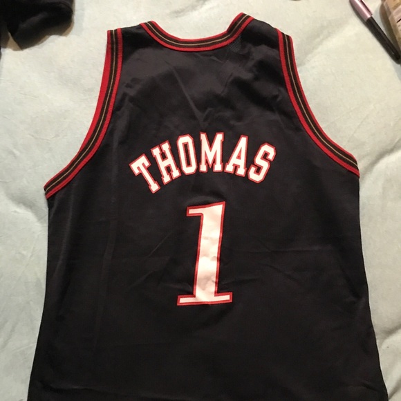 Philadelphia Sixers Tim Thomas vintage Champion #1 - Picture 7 of 12